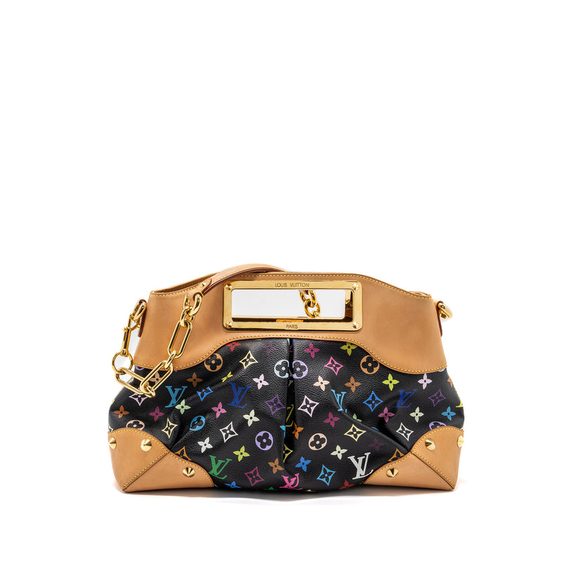 Louis Vuitton Judy MM multicolor monogram black GHW