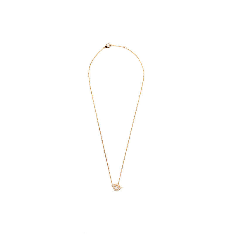 HERMES FINESSE Necklace Rose Gold, Diamonds