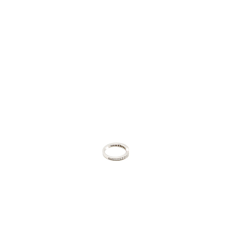 Chaumet size 48 triomphe de Chaumet wedding band / ring platinum, diamonds