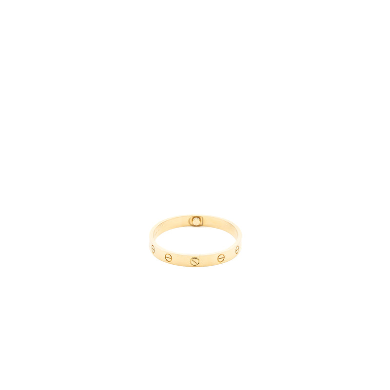 Cartier size 16 love bracelet yellow gold