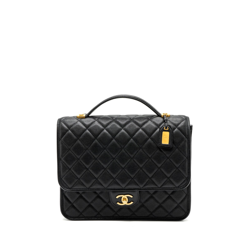 chanel backpack caviar leather Quilted Small CC Day Black CHANEL DUMA MINI BACKPACK CC