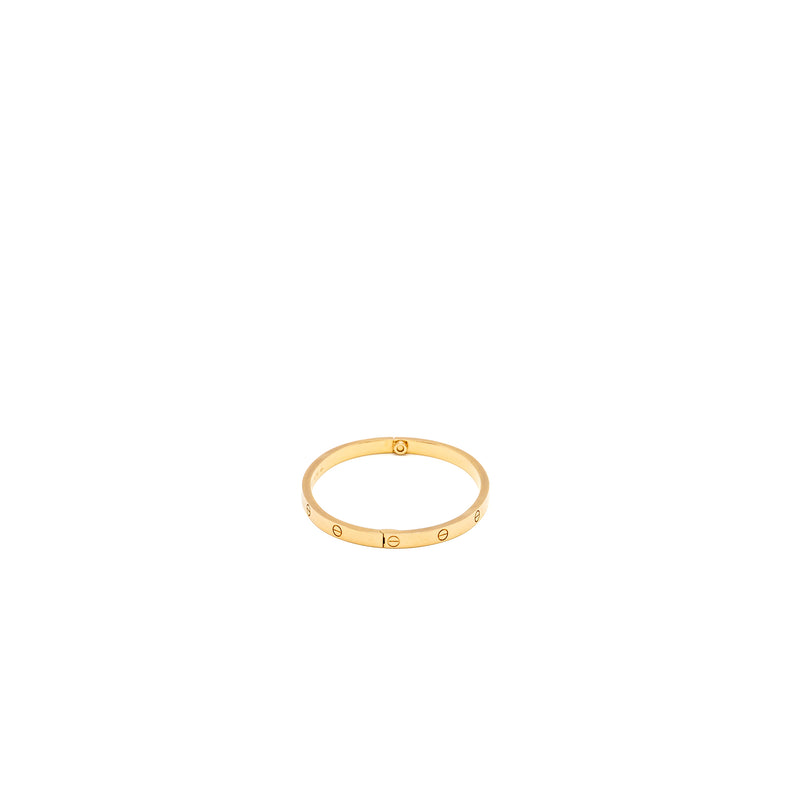 CARTIER Size 15 Love Bracelet Small Model Rose Gold