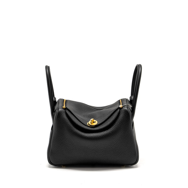 Hermes Lindy 26 Clemence Black GHW Stamp W