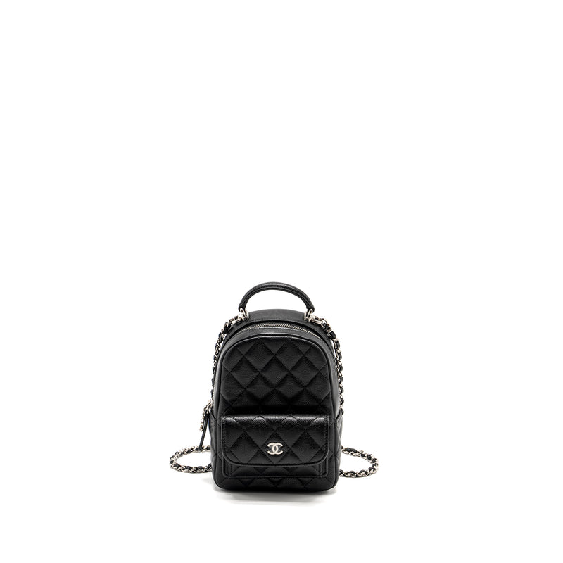 chanel 24p mini backpack Chanel 24P Mini Backpack/Crossbody Bag Caviar Black SHW (Microchip)