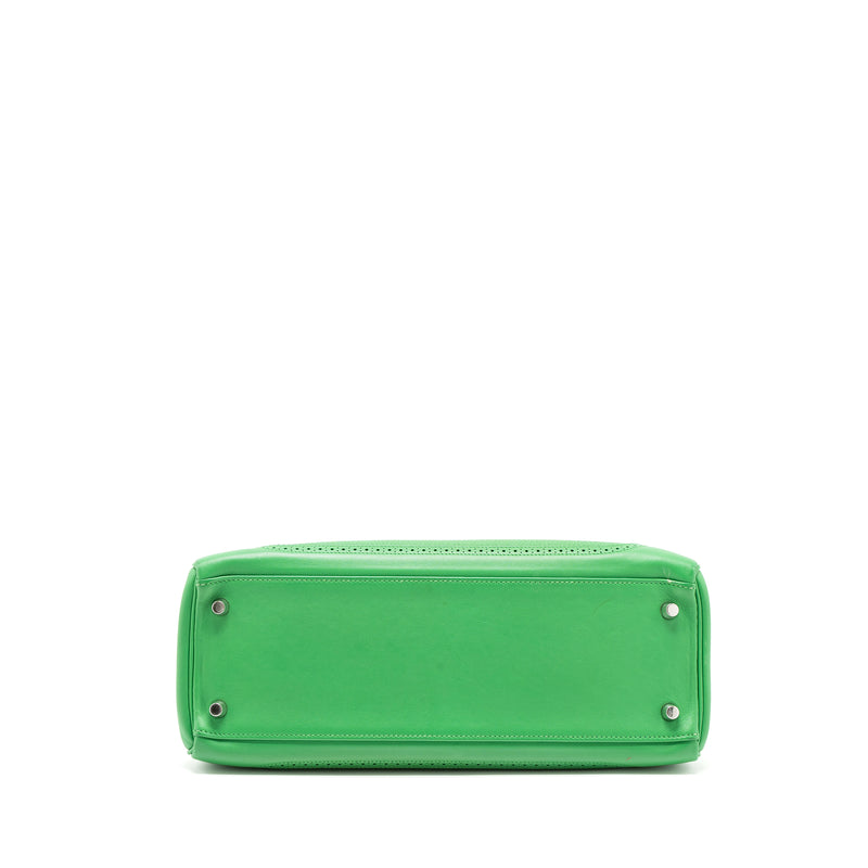 Hermes Kelly 32 Ghillies Togo/Swift Bamboo SHW Stamp Square R