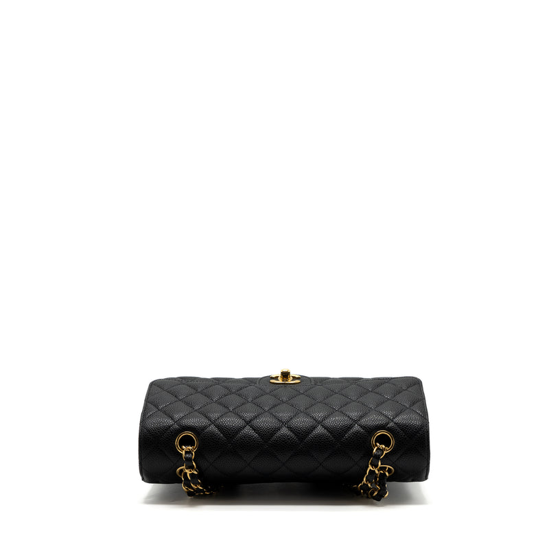 Chanel Medium Classic Double Flap Bag Caviar Black GHW(microchip)