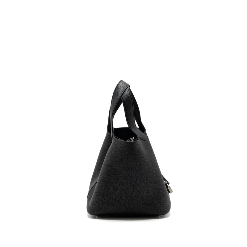 HERMES PICOTIN 22 CLEMENCE BLACK SHW STAMP Z