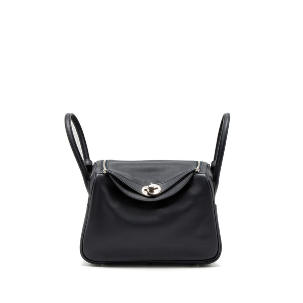 Hermes Lindy 26 Swift Blue Nuit/Rose Purple SHW Stamp C