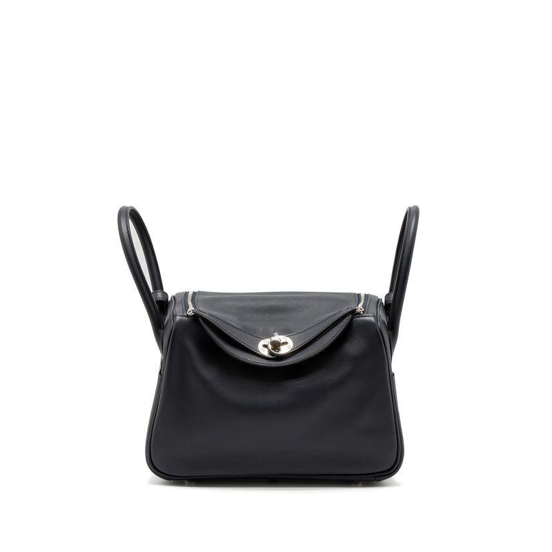 Hermes Lindy 26 Swift Blue Nuit/Rose Purple SHW Stamp C