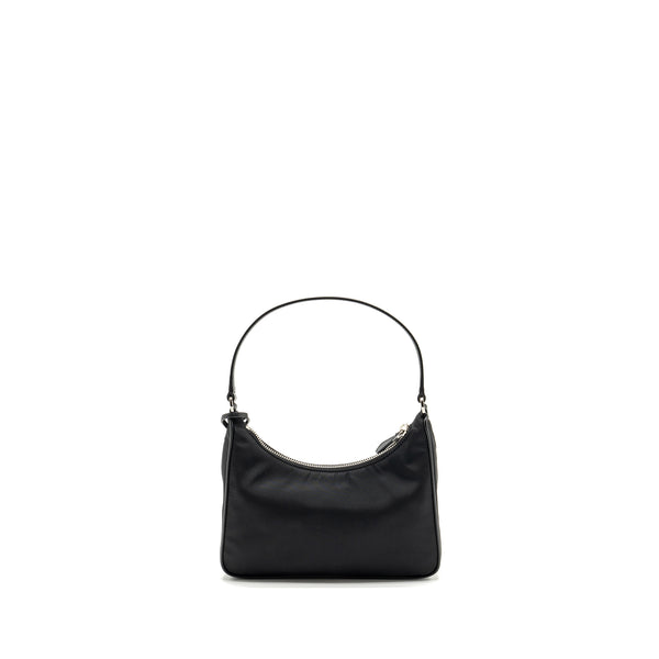 Prada Re-Edition 2005 Re-Nylon and Saffiano Mini Bag Black SHW