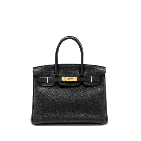 Hermes Birkin 30 Togo Black GHW Stamp D