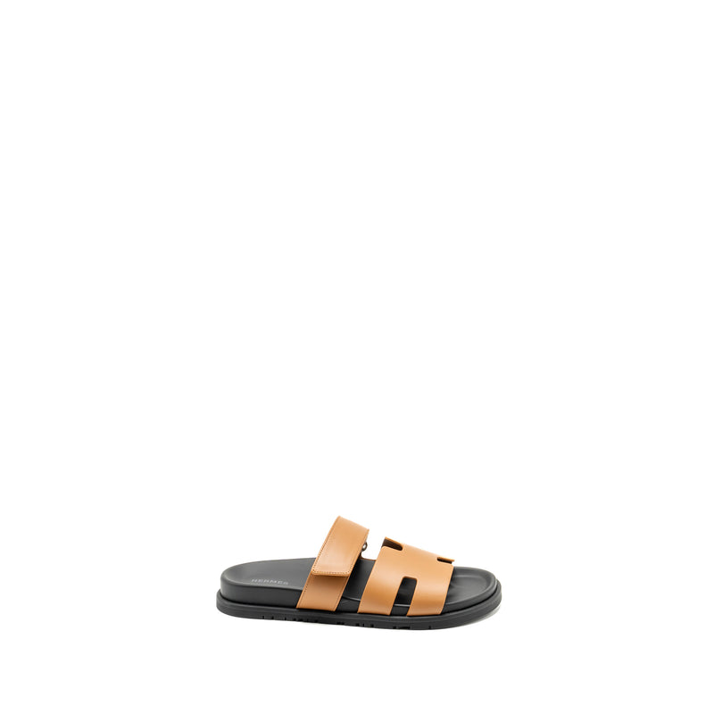 Hermes Size 39 Chypre Sandals Naturel