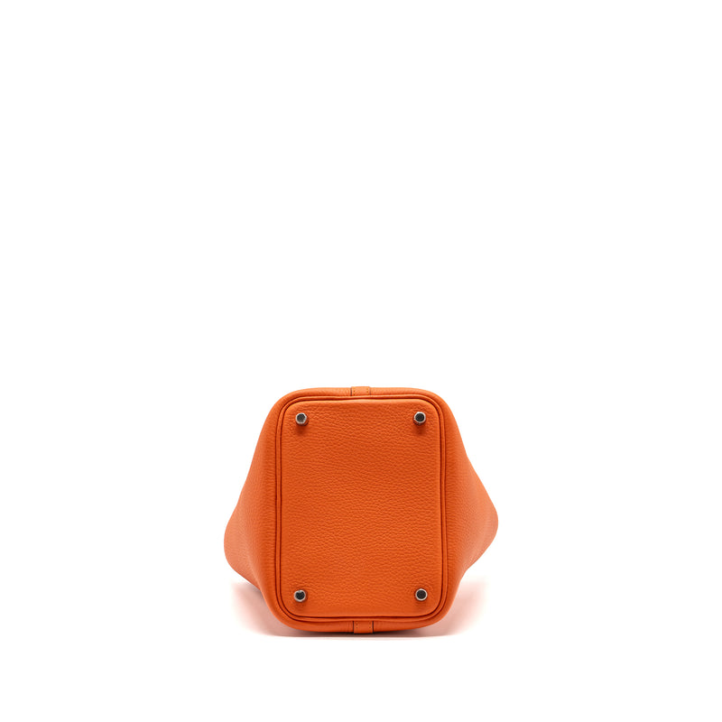 Hermes picotin 18 lock bag clemence Feu SHW stamp A