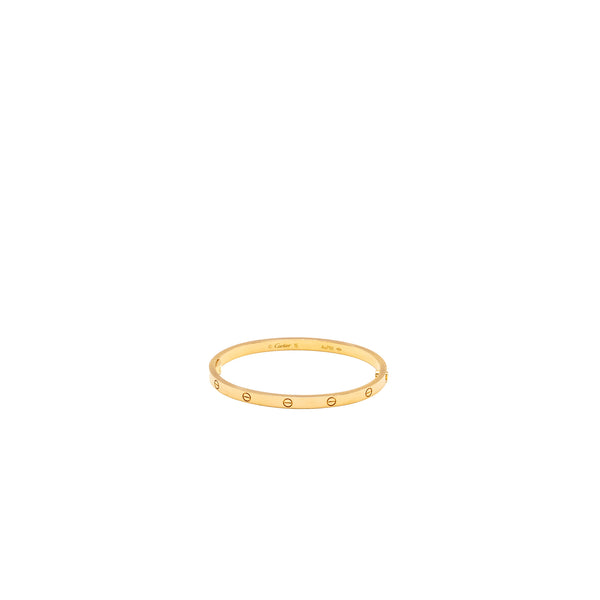 CARTIER Size 15 Love Bracelet Small Model Rose Gold