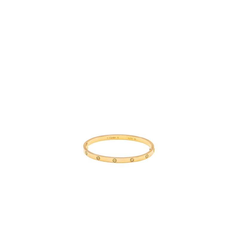 CARTIER Size 15 Love Bracelet Small Model Rose Gold