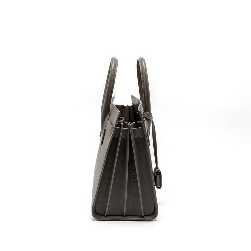 Saint Laurent/YSL Sac De Jour Small Grained Calfskin Grey SHW