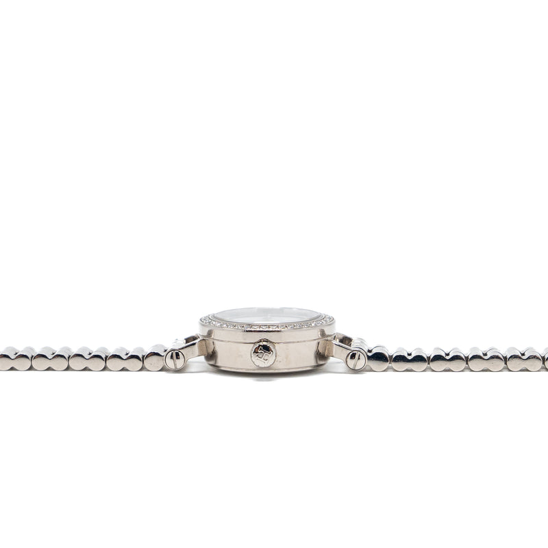 Hermes Faubourg quartz watch, mini model, 15mm white gold,diamonds