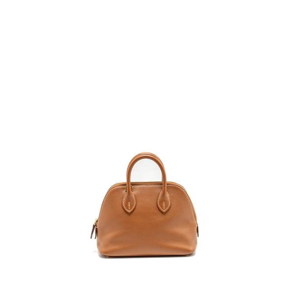 Hermes Mini Bolide Evercolor Gold GHW Stamp Y