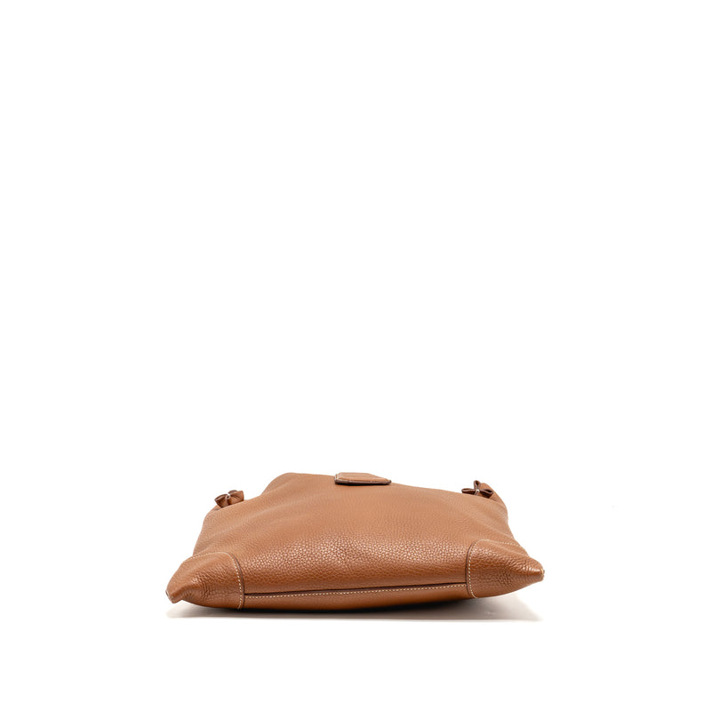 Hermes Silkcity 33 Clemence Gold SHW Stamp Y