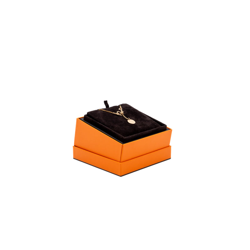 Hermes Ex-Libris pendant small model, Rose gold