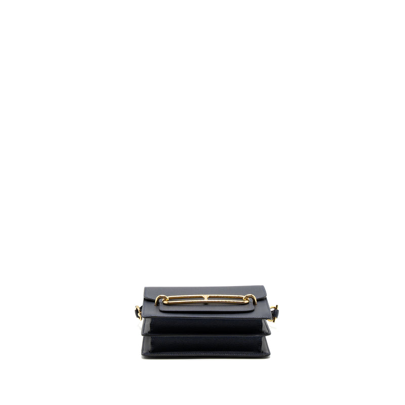 Hermes Mini Roulis Evercolour Blue Nuit GHW Stamp Y
