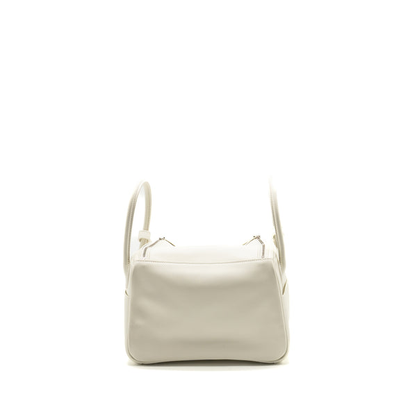 Hermes Lindy 26 Evercolor Blanc SHW Stamp Z