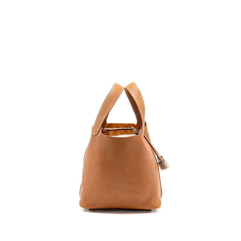 Hermes Picotin 18 Barenia Faubourg Gold SHW Stamp B