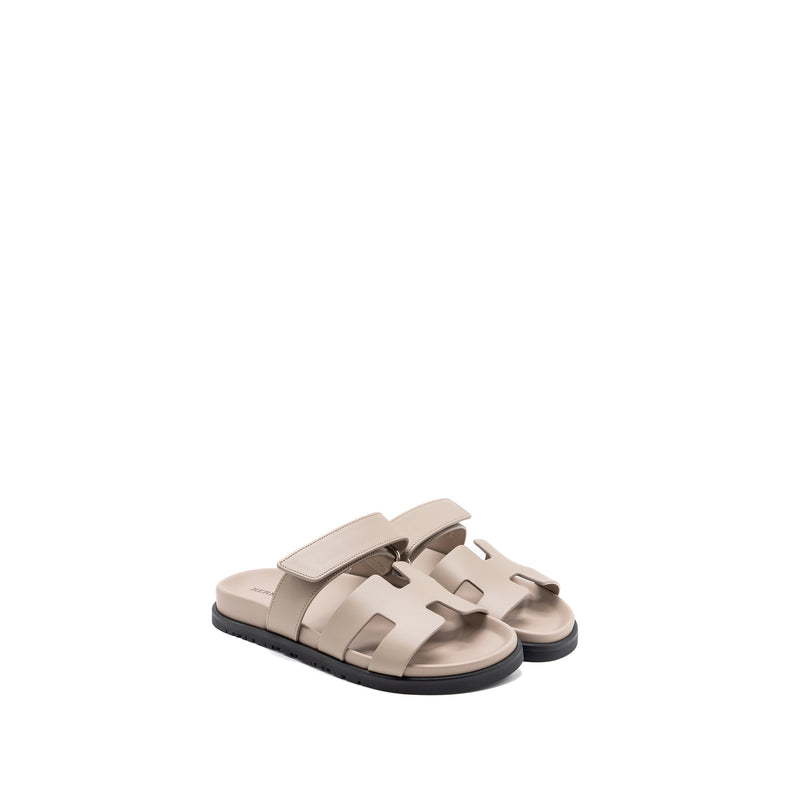 Hermes Size 36 Chypre Sandals Beige Mastic