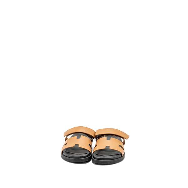 Hermes Size 39 Chypre Sandals Naturel