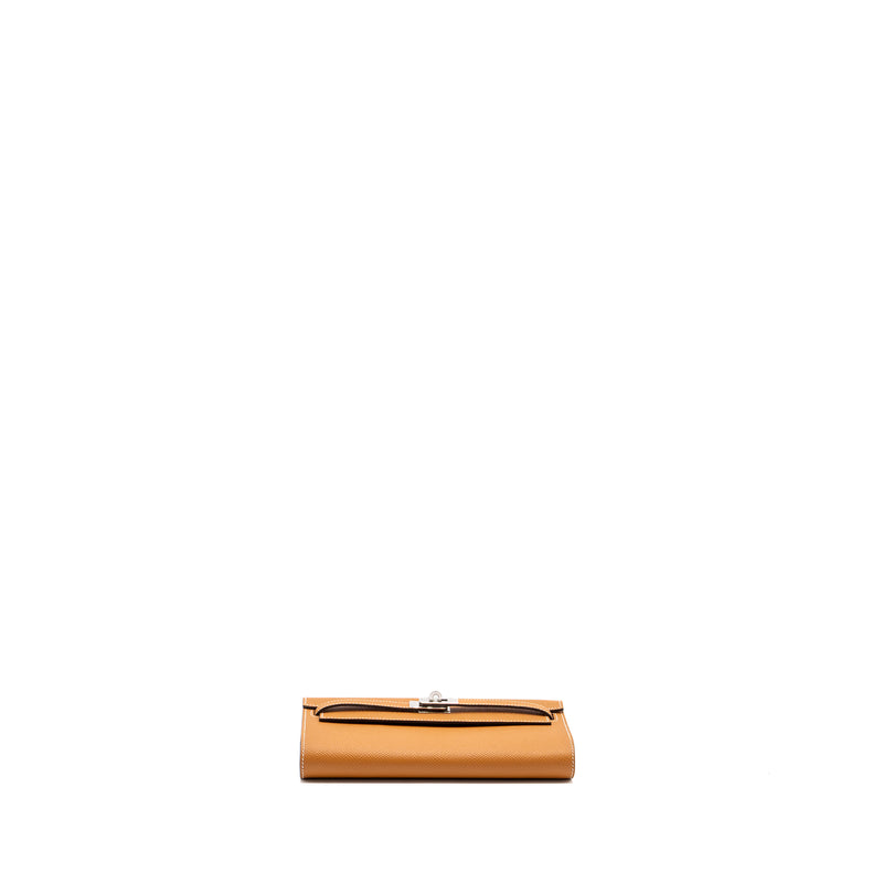 Hermes Kelly To Go Epsom 1H Toffee SHW Stamp B