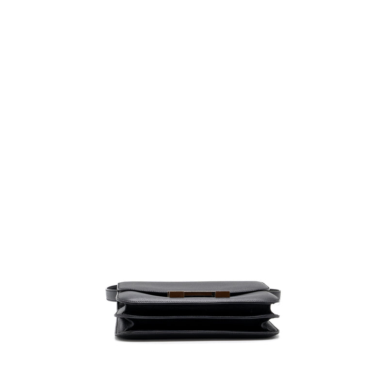Hermes Constance 24 Epsom Black SHW Stamp A