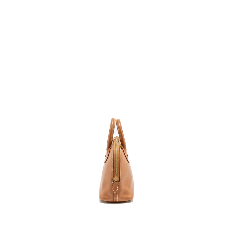 Hermes Mini Bolide Evercolor Gold GHW Stamp Y