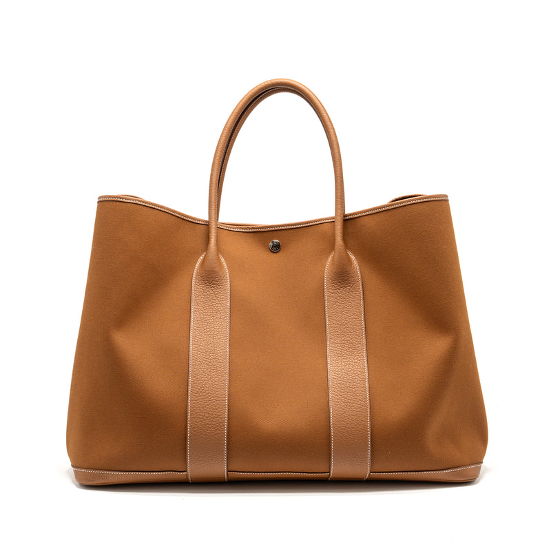 Hermes Garden Party 49 Canvas/Negonda Gold SHW Stamp B