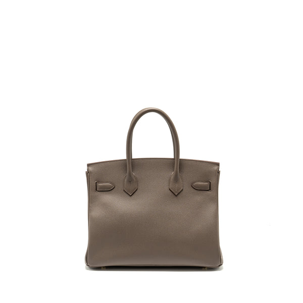 Hermes Birkin 30 Epsom Gris Etain GHW Stamp Z