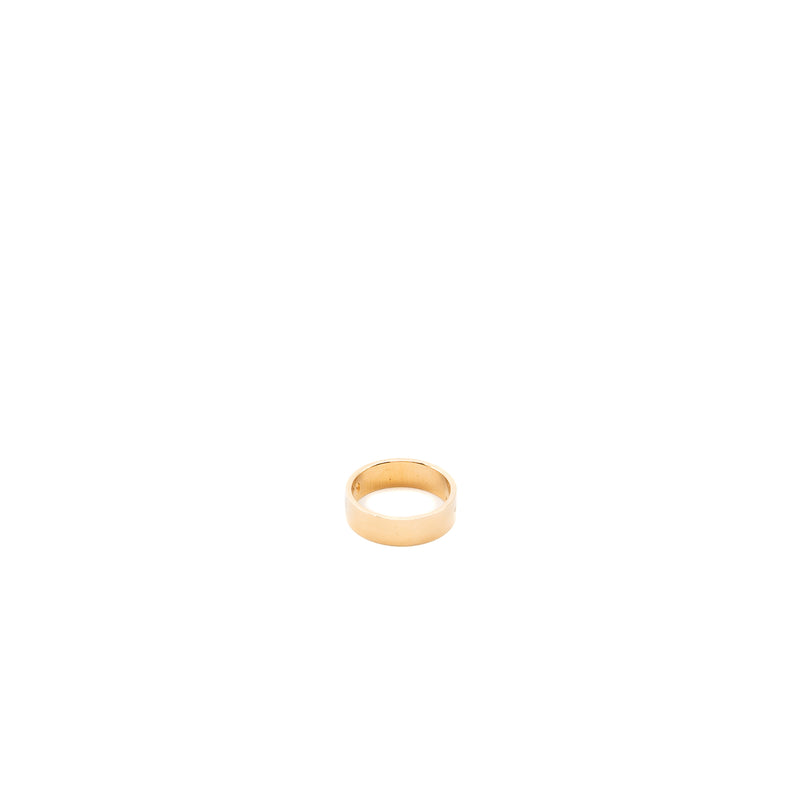 Hermes Size 53 H’Dancre Ring, Small Model rose gold, diamonds