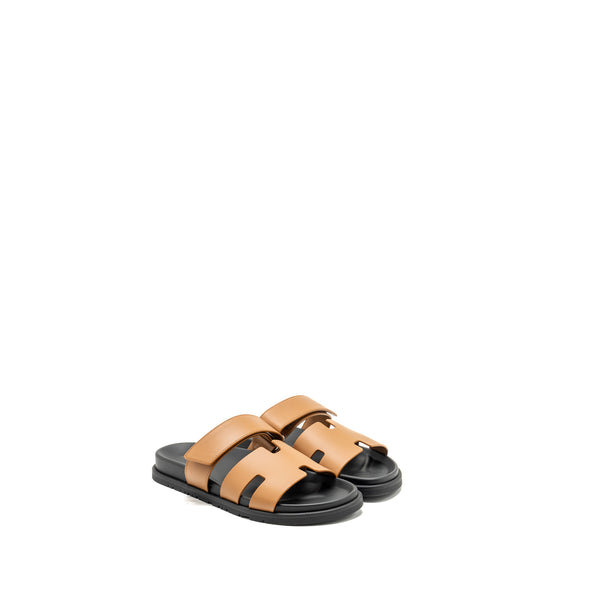 Hermes Size 39 Chypre Sandals Naturel