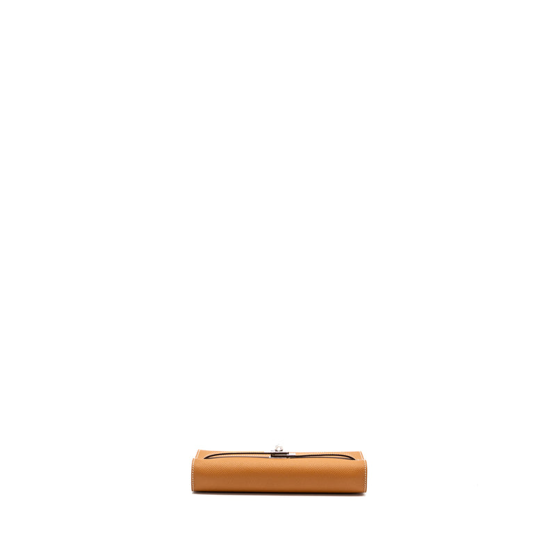 Hermes Kelly To Go Epsom 1H Toffee SHW Stamp B