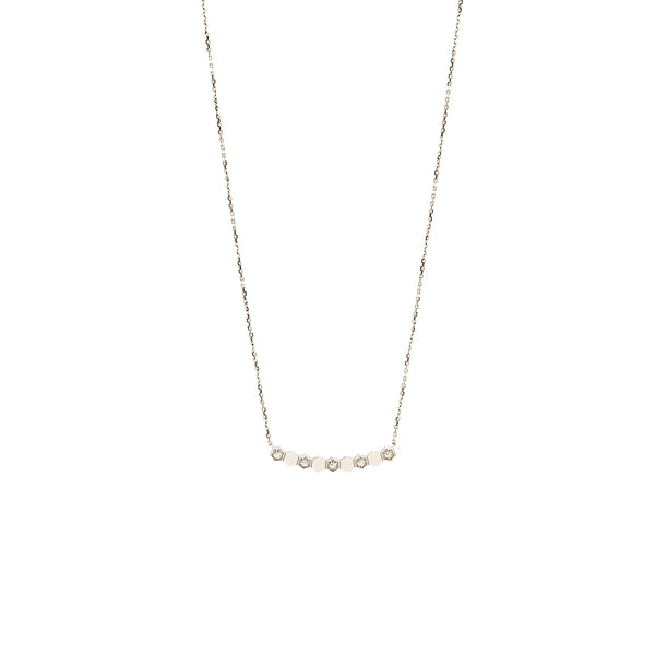Chaumet Bee my Love Pendant with 9 patterns white gold, diamonds