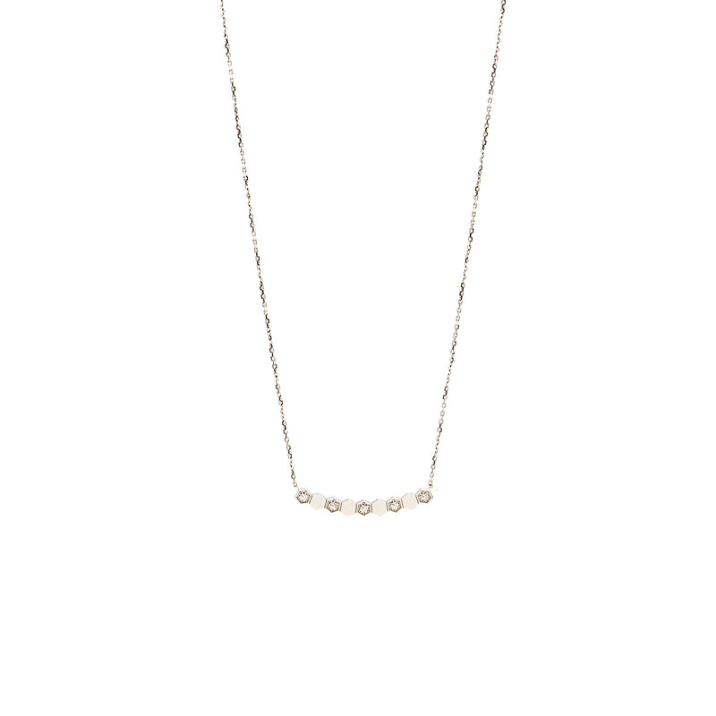 Chaumet Bee my Love Pendant with 9 patterns white gold, diamonds