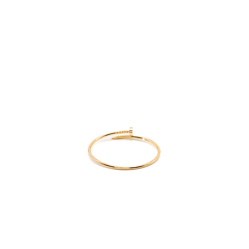 CARTIER Size 16 Juste Un Clou Bracelet Small Model Rose Gold