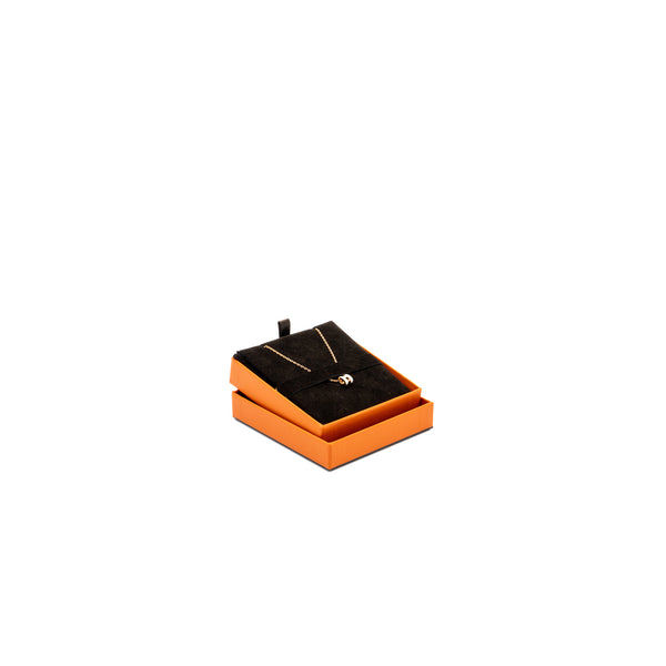 Hermes Mini Pop H Pendant Blanc RGHW