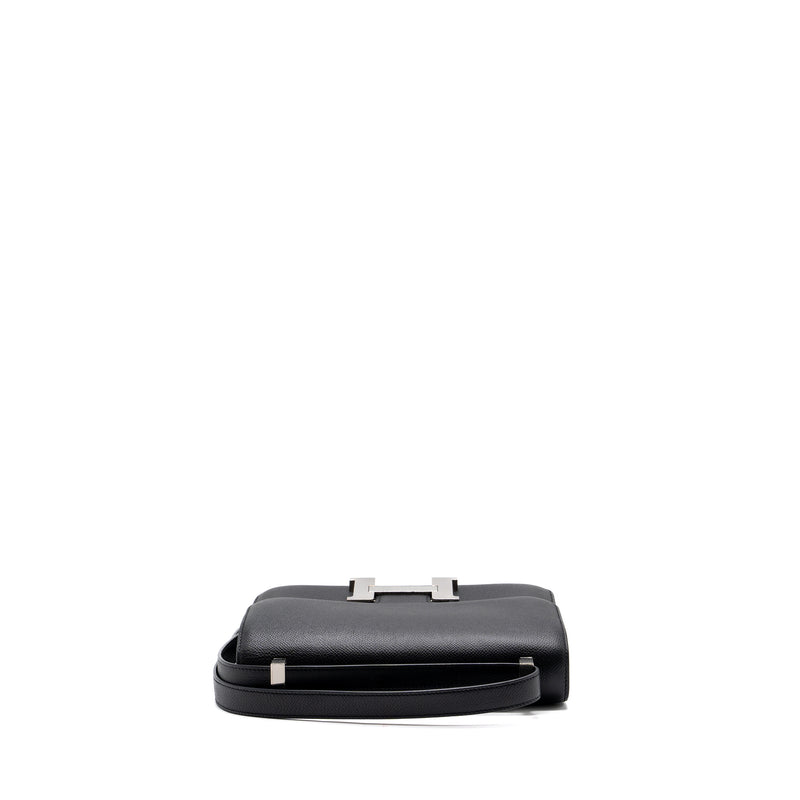 Hermes Constance 24 Epsom Black SHW Stamp A