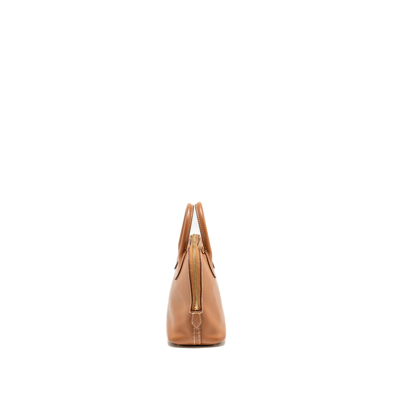 Hermes Mini Bolide Evercolor Gold GHW Stamp Y