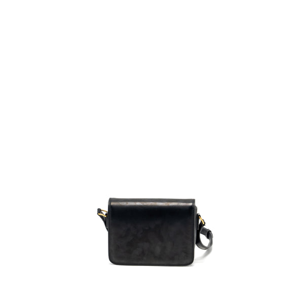 Celine Teen Triomphe Bag Calfskin Black GHW