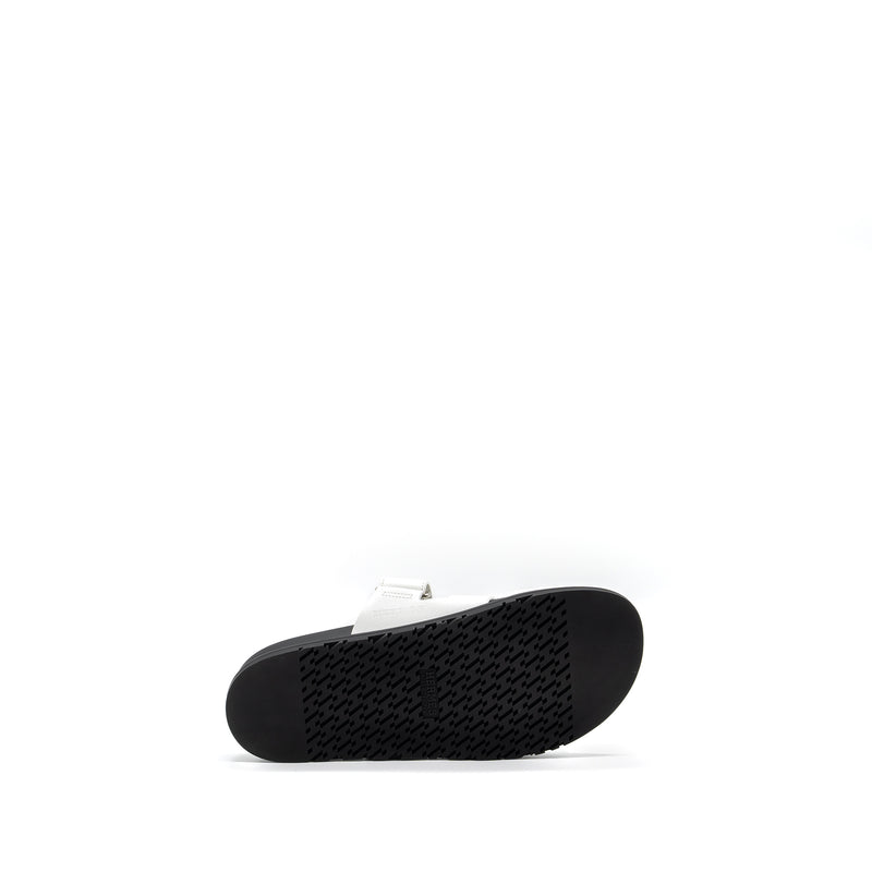 Hermes Size 43 Chypre Sandals Epsom White