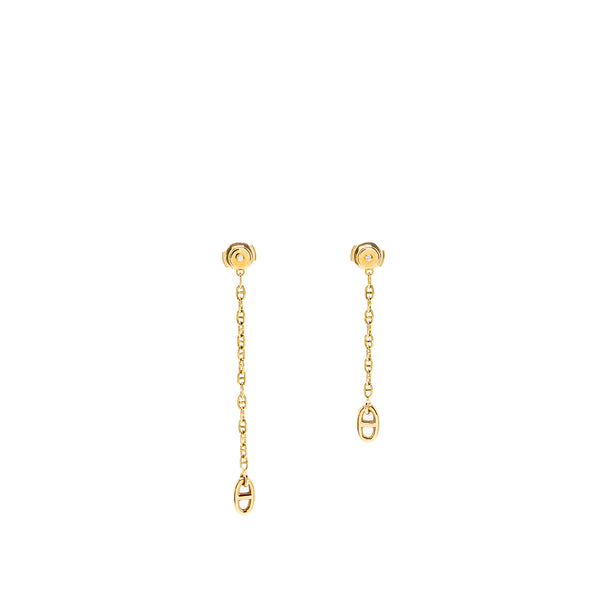 HERMES New Farandole Earrings Very Small Model Yellow Gold, Diamonds