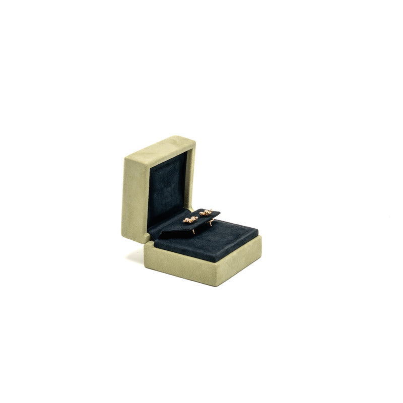 Van Cleef&Arpels Frivole Earrings, Mini Model Rose Gold Diamonds