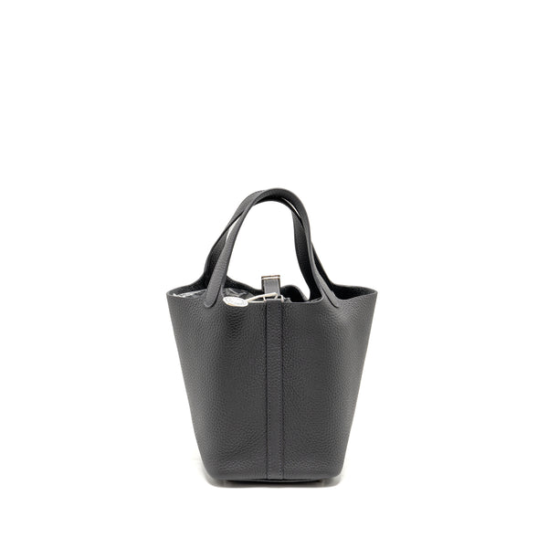 Hermes Picotin 18 Lock Bag Clemence Ardoise SHW Stamp W