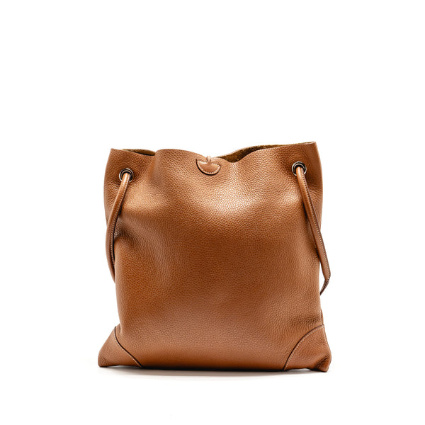 Hermes Silkcity 33 Clemence Gold SHW Stamp Y