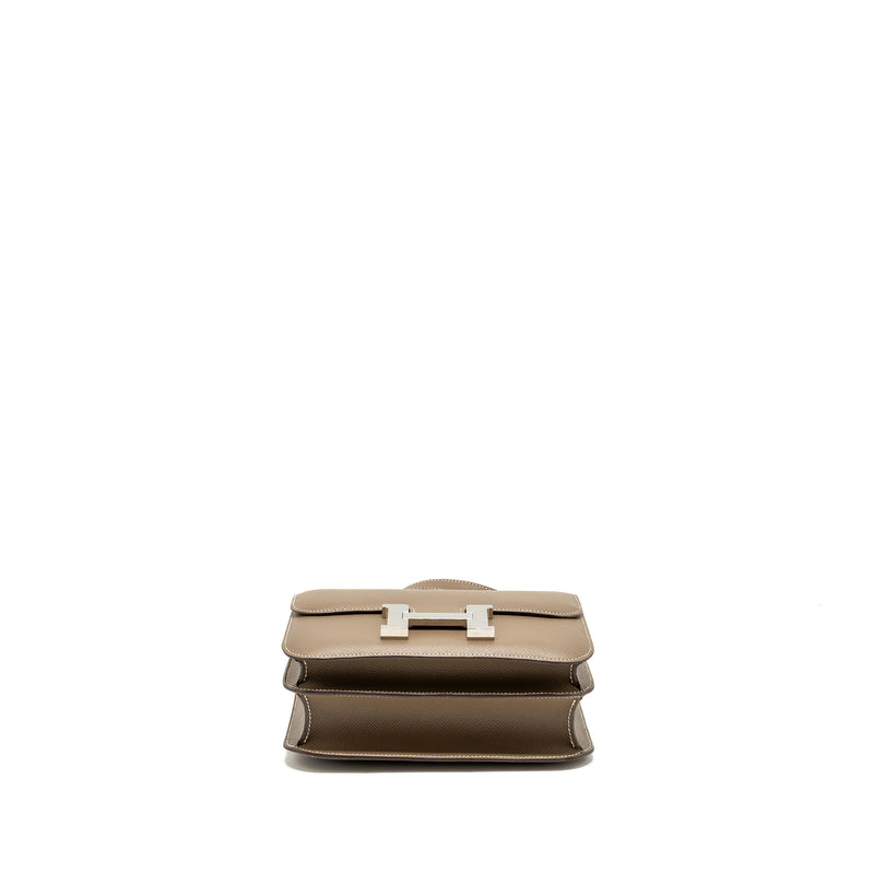 Hermes Constance 24 Epsom Etoupe SHW Stamp Z